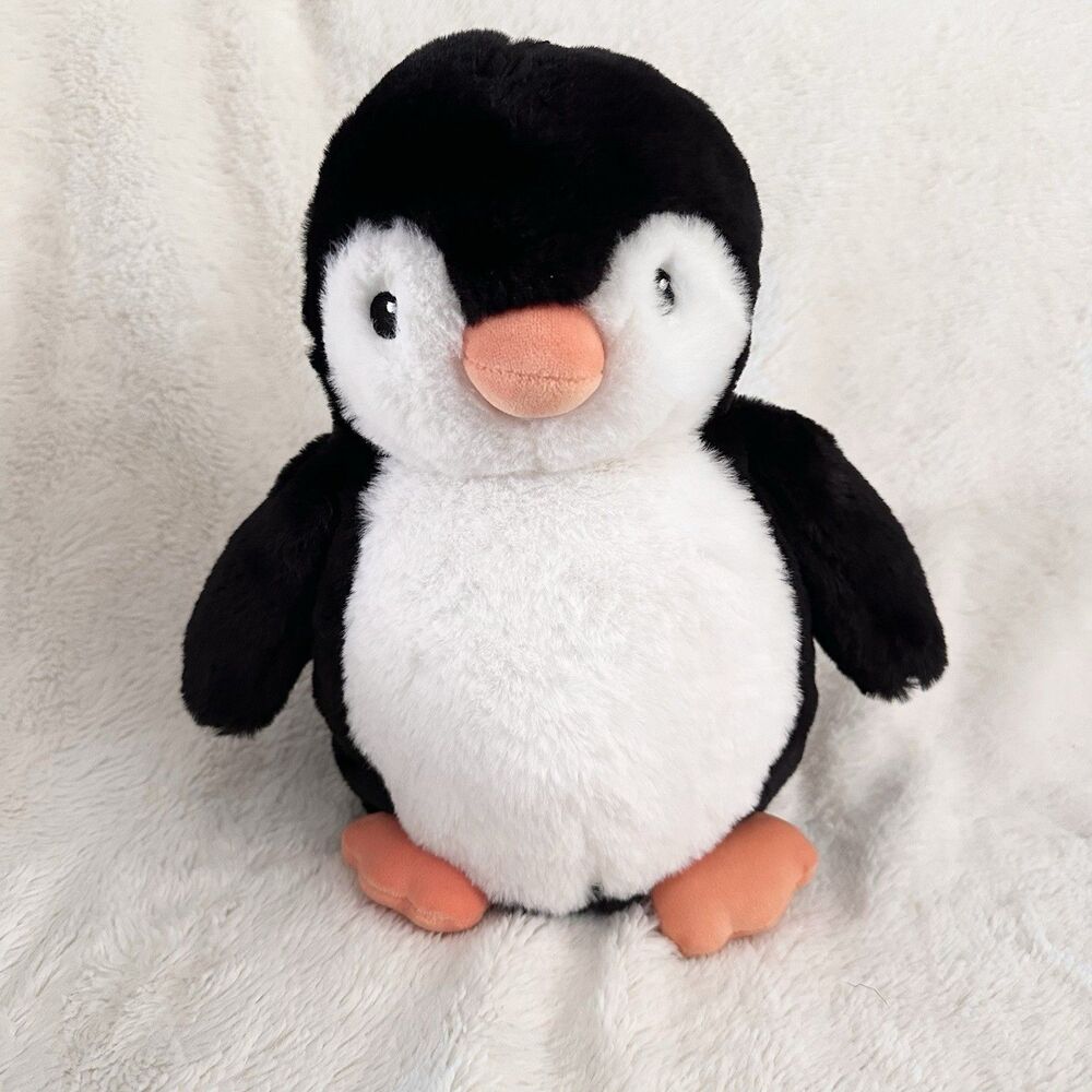 Target Giggle Scape 11" Black White Penguin Plush Stuffed Animal Toy